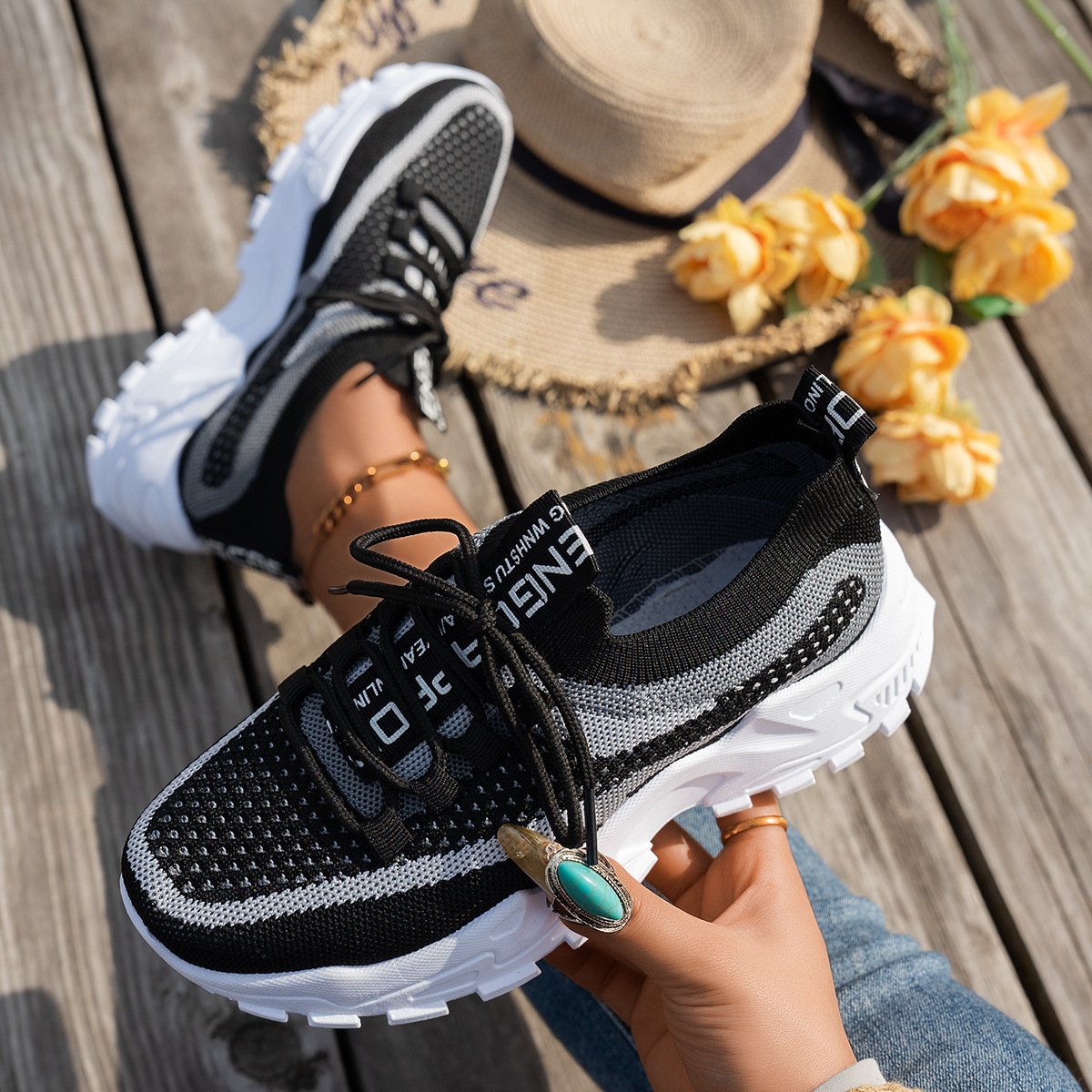 Blush Breeze Sneakers - Image 2