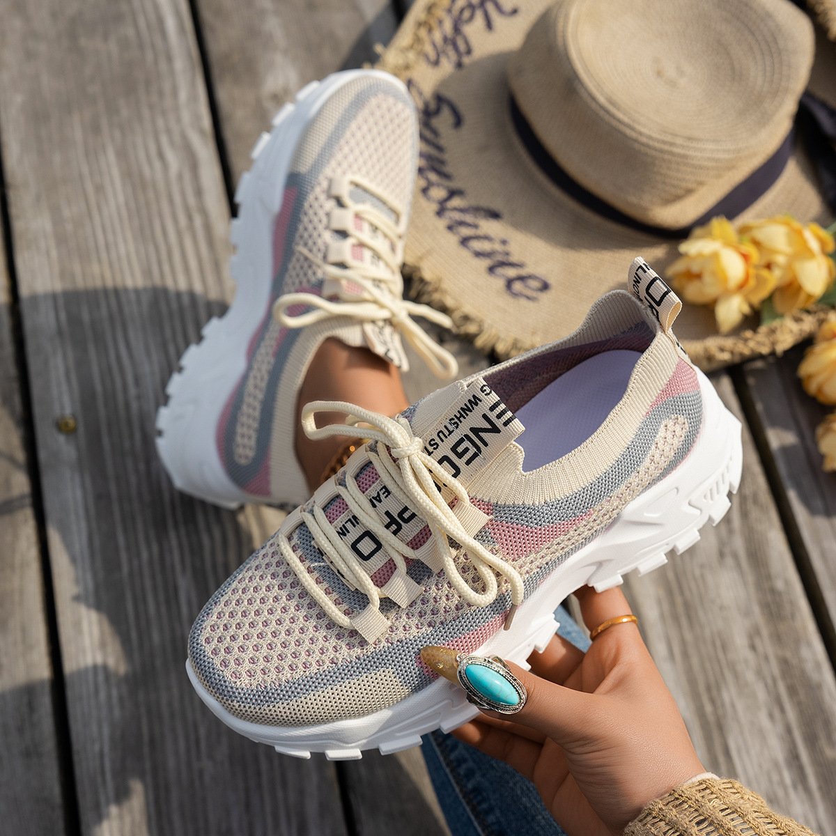 Blush Breeze Sneakers - Image 5