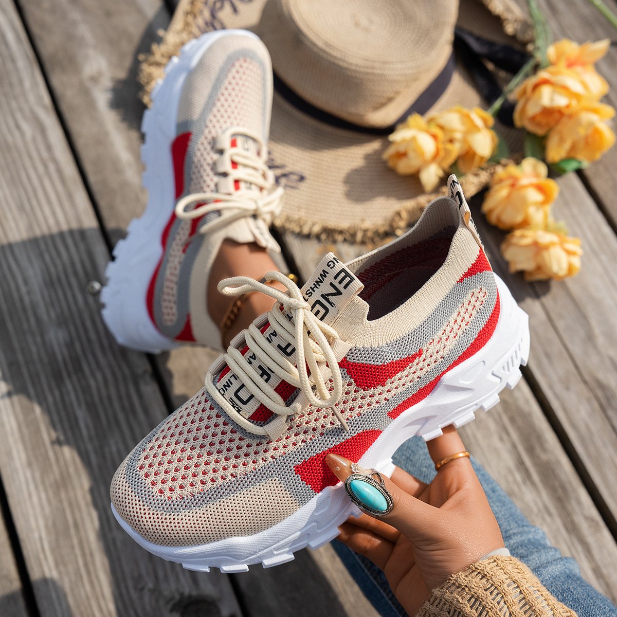 Blush Breeze Sneakers - Image 4