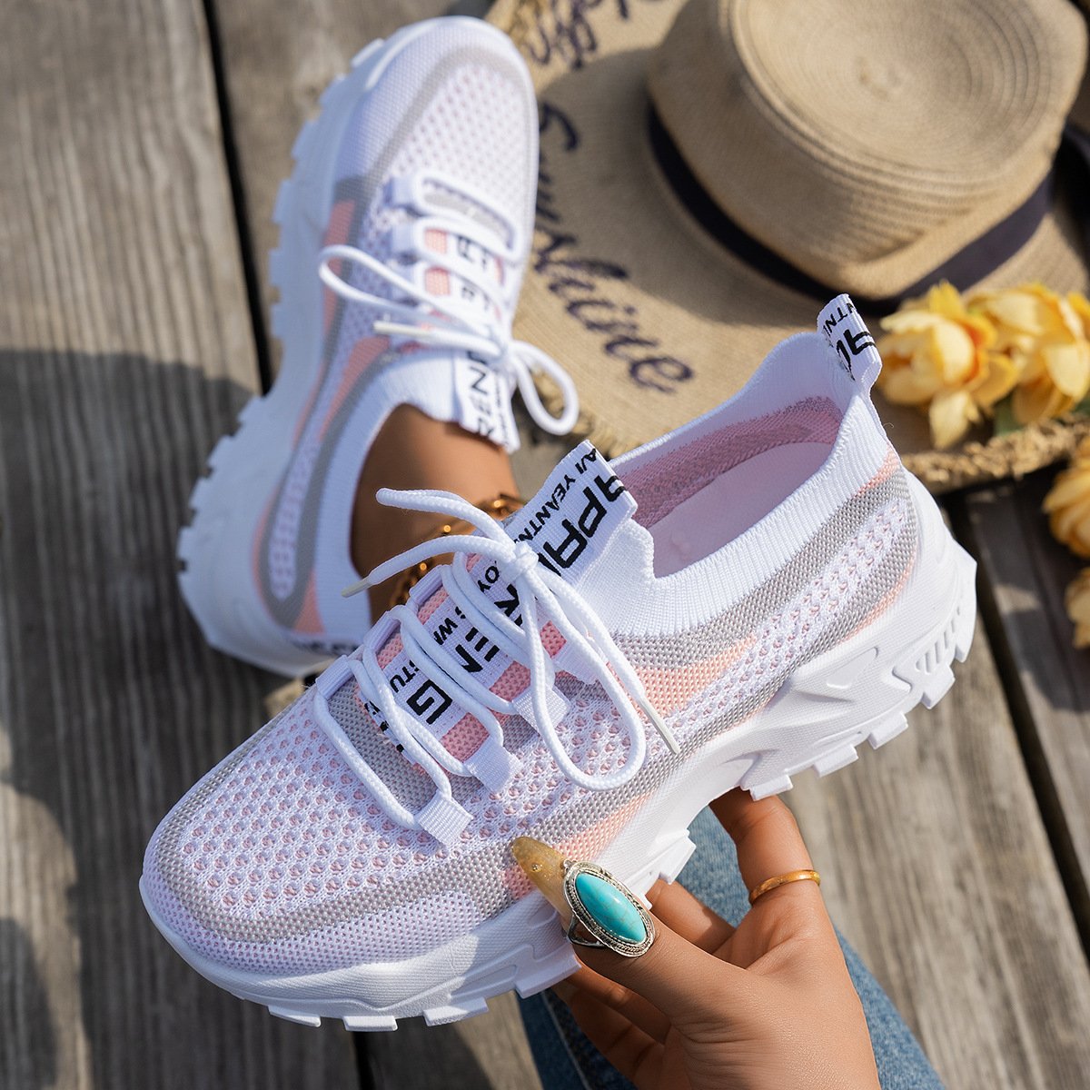 Blush Breeze Sneakers - Image 3