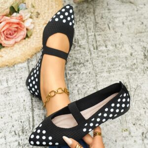 Classic Polka Dot Mary Jane Flats