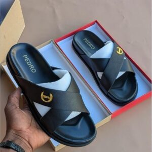 Luxe Cross-Strap Comfort Slides