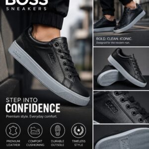 Urban Luxe Leather Sneakers