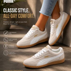 Puma Ivory Classic Lifestyle Sneakers