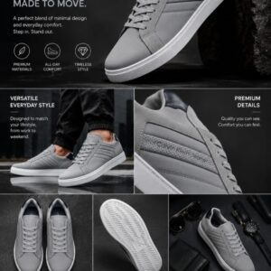 sharp edge leather sneakers