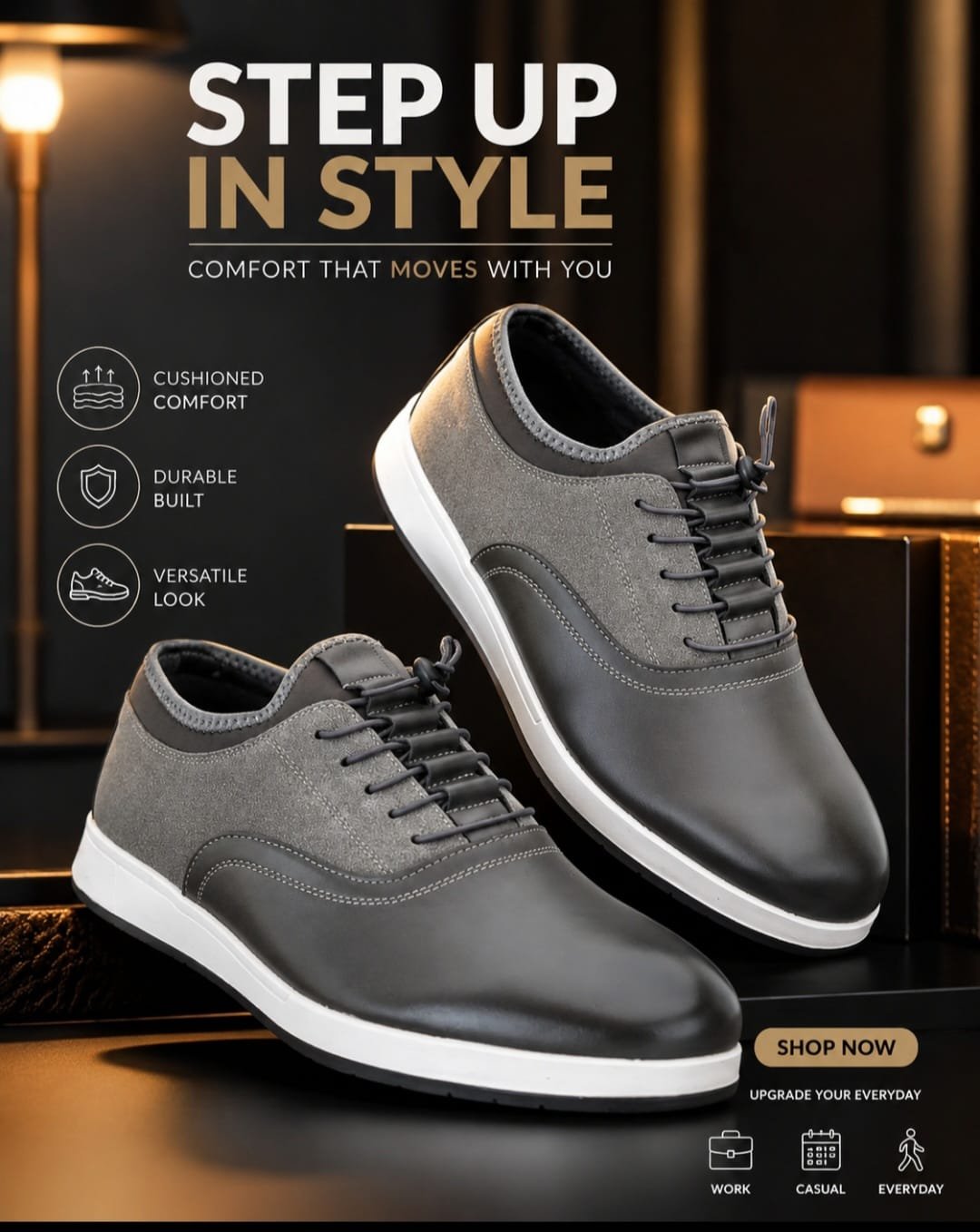 Premium Leather Sneakers