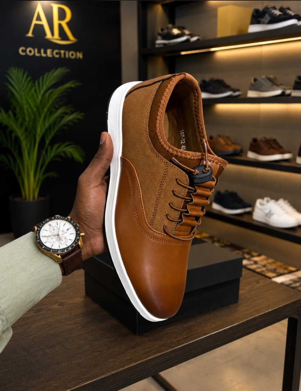 Premium Leather Sneakers - Image 4