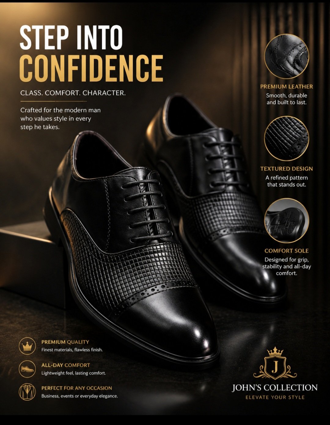 🤎 Premium Formal Leather Shoes - Image 2