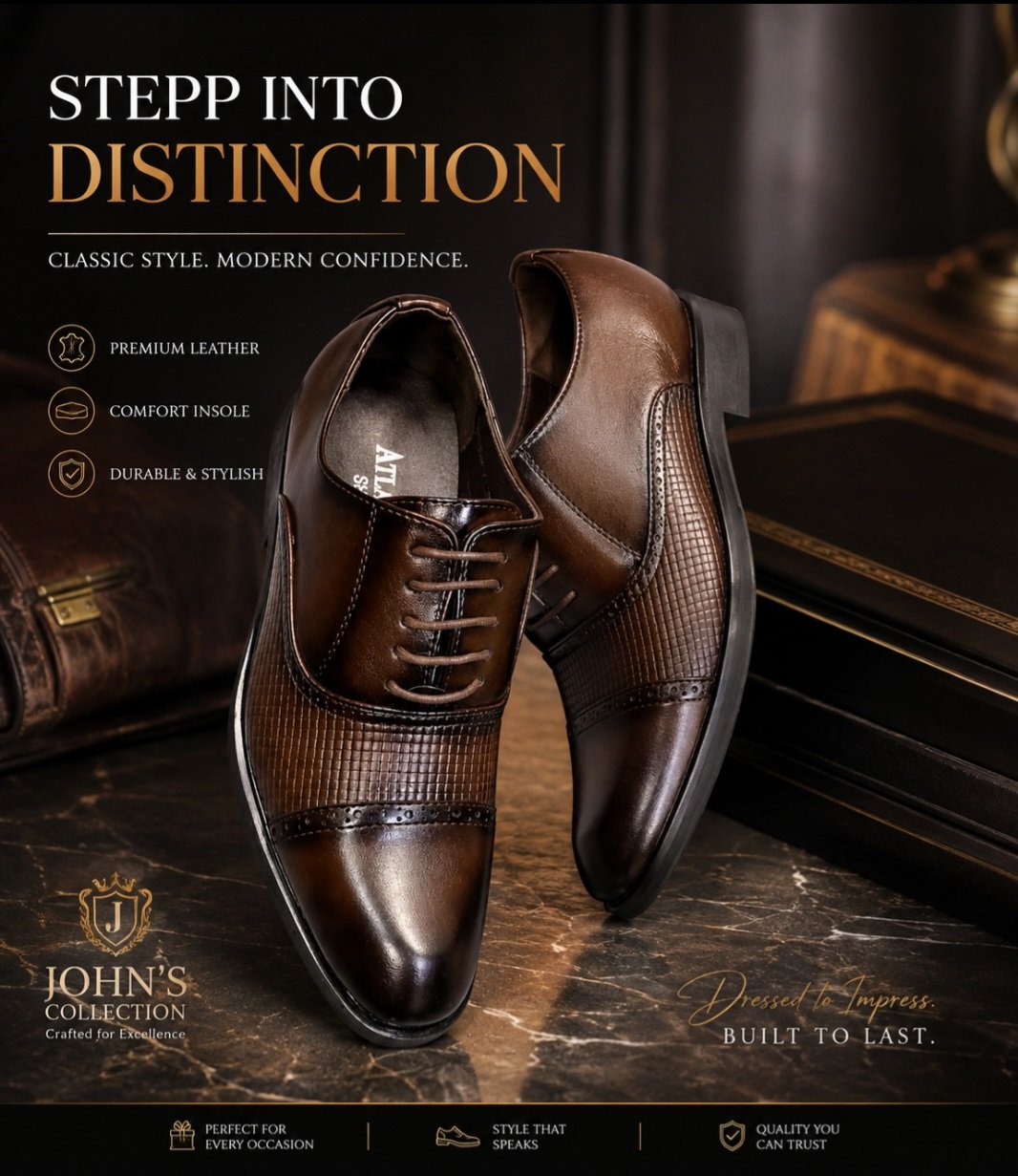 🤎 Premium Formal Leather Shoes