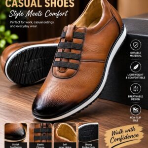 luxury men's laceless casuals